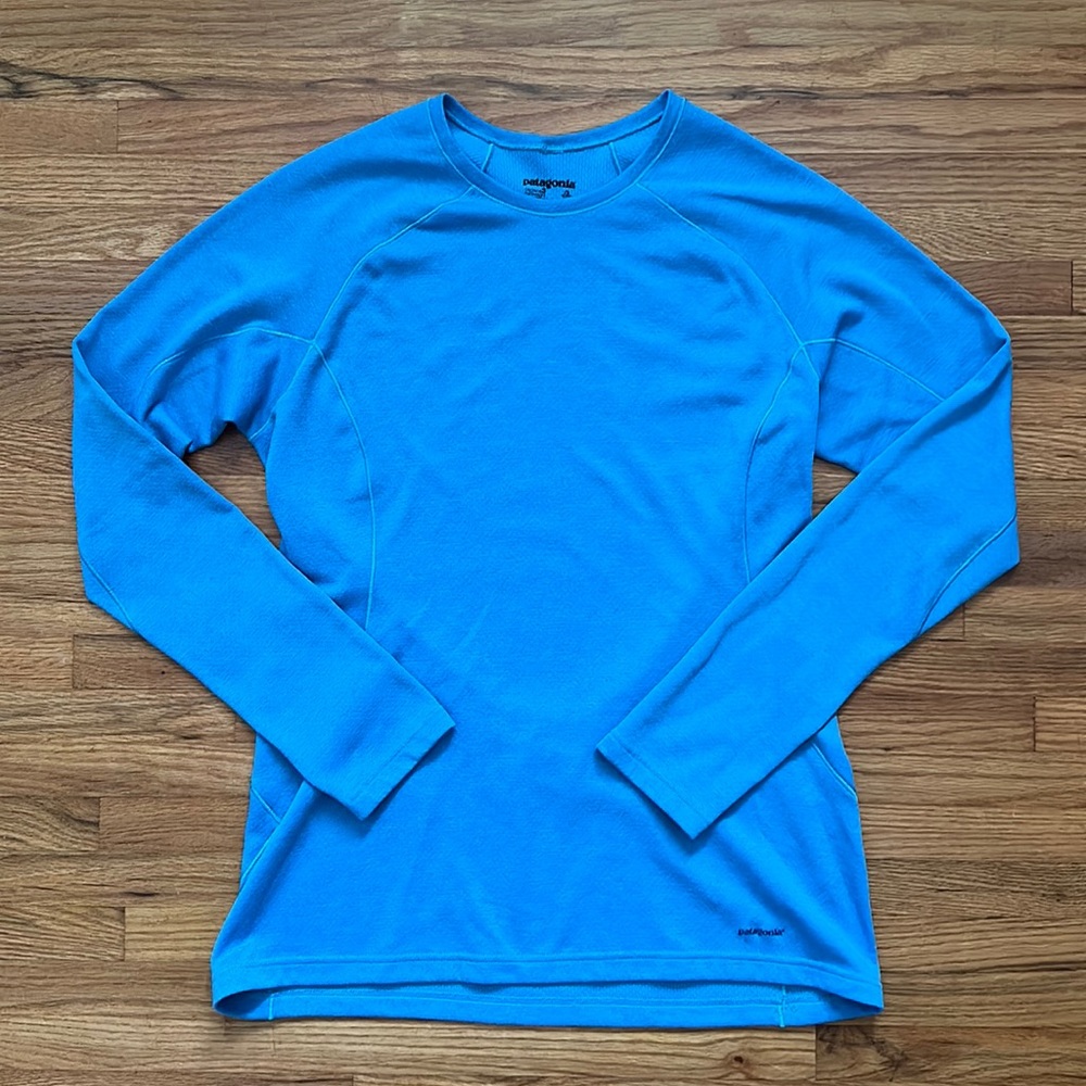 Patagonia Blue Capilene 3 Midweight Baselayer Small